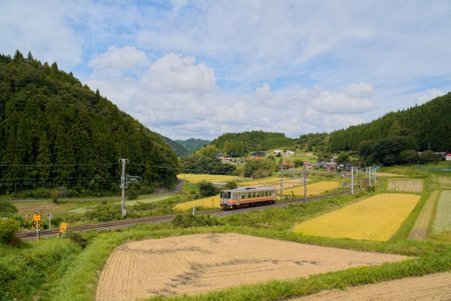 伯備線キハ120系