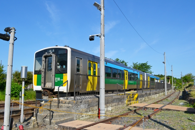 久留里線キハE130系　上総亀山駅