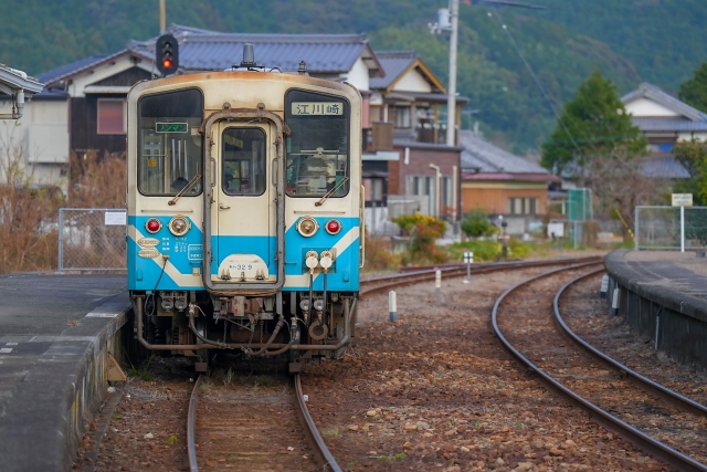 予土線（伊予宮野下駅）