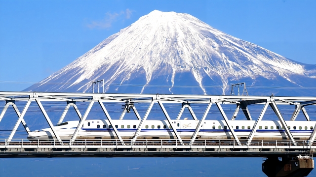東海道新幹線　富士山