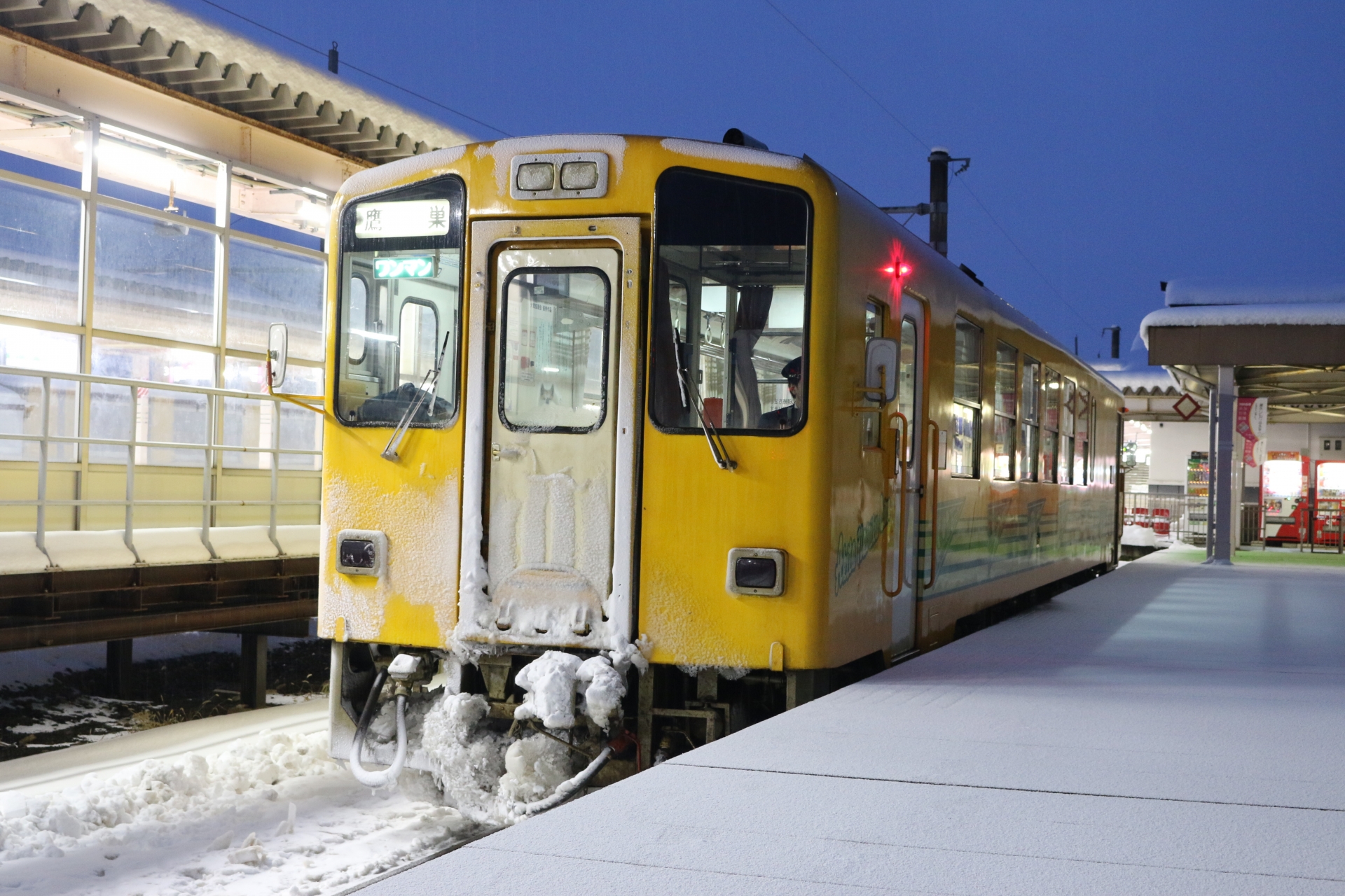 秋田内陸縦貫鉄道　角館駅（冬）