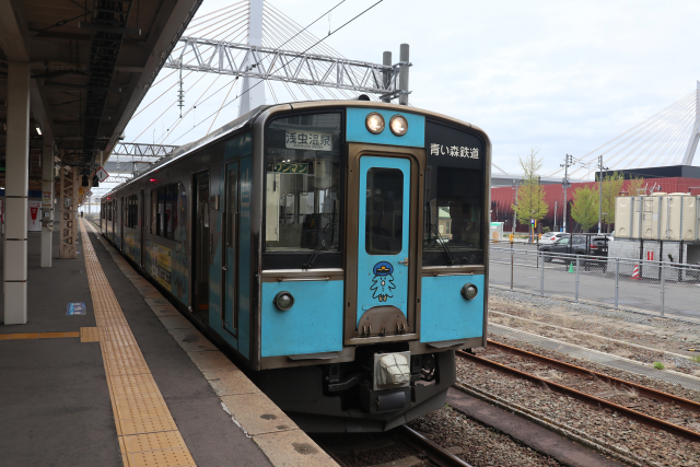 青い森鉄道浅虫温泉行き