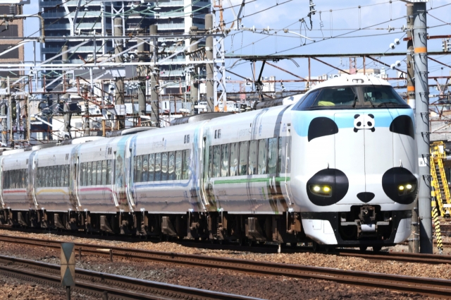 JR特急ぱんだくろしお　ラッピング