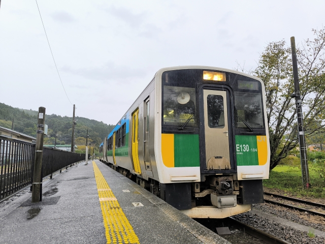 久留里線（上総亀山駅）　キハE130形