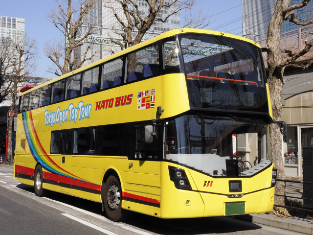 はとバス2階建てオープンバス