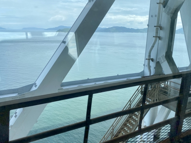 マリンライナー 瀬戸大橋からの眺め
