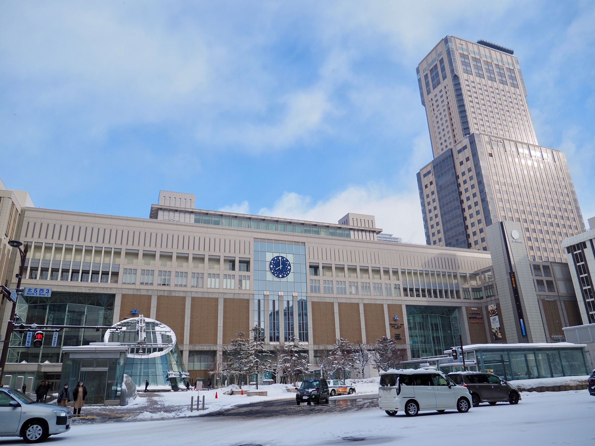 冬の札幌駅