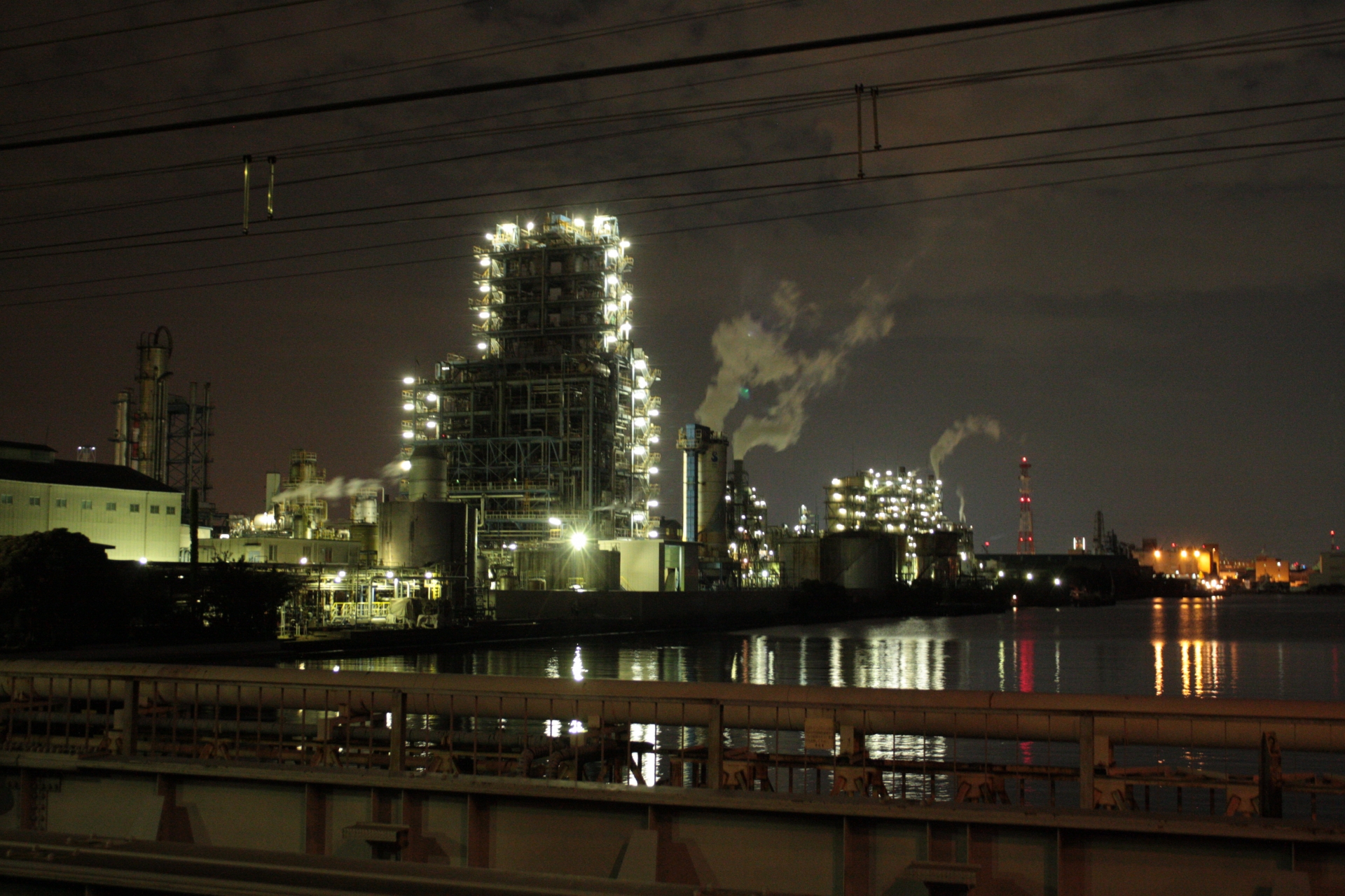 鶴見線付近 工場夜景