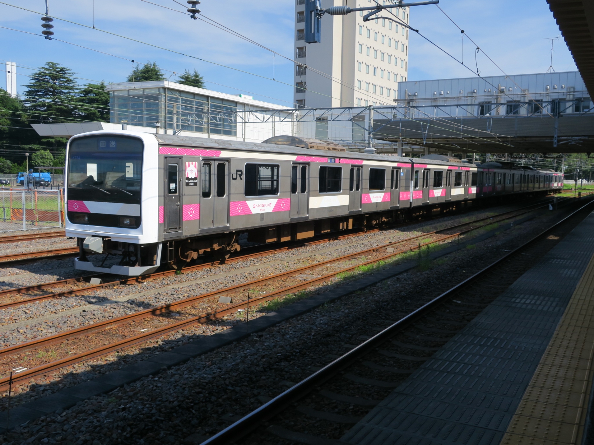 E501系電車常磐線（勝田駅）