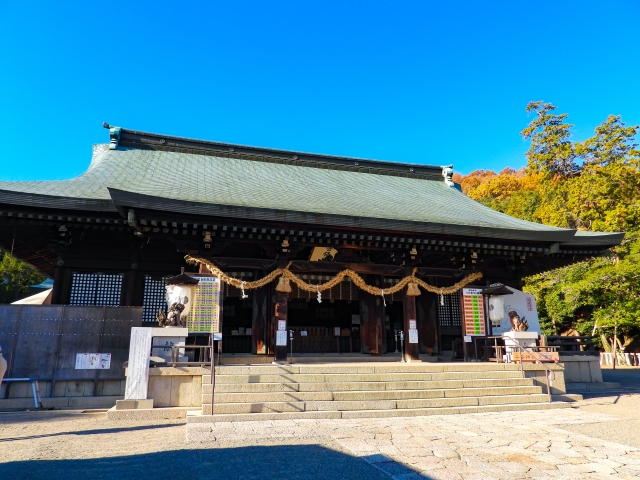 岡山県 吉備津彦神社の拝殿