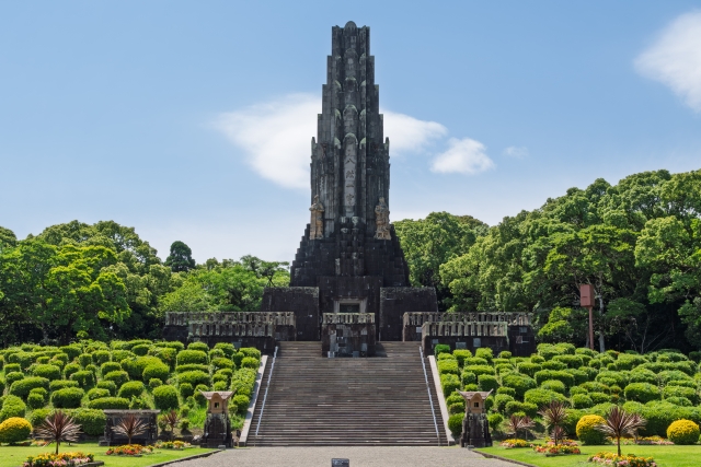 平和の塔　宮崎県立平和台公園