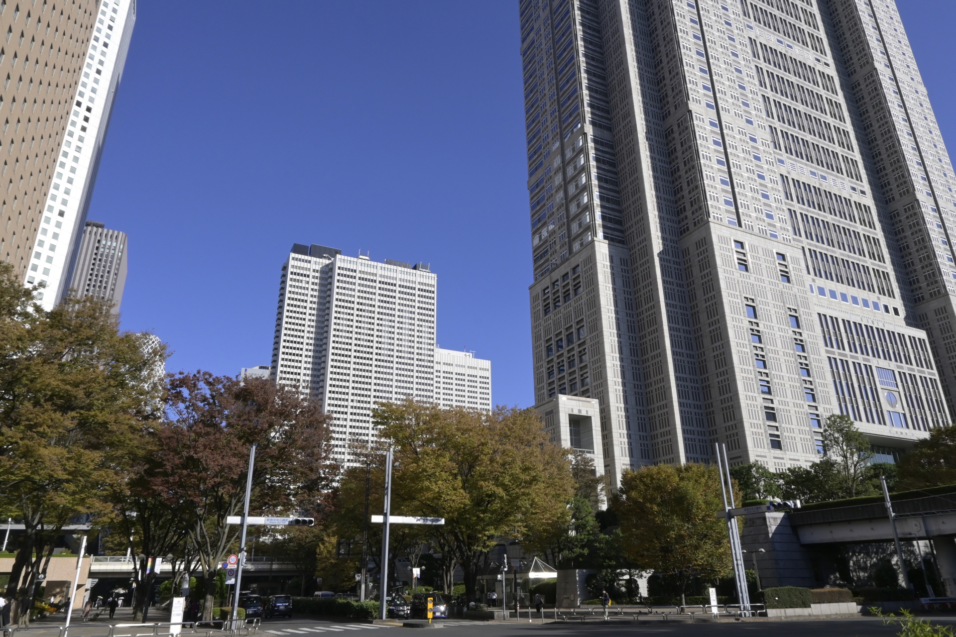 新宿中央公園前.風景