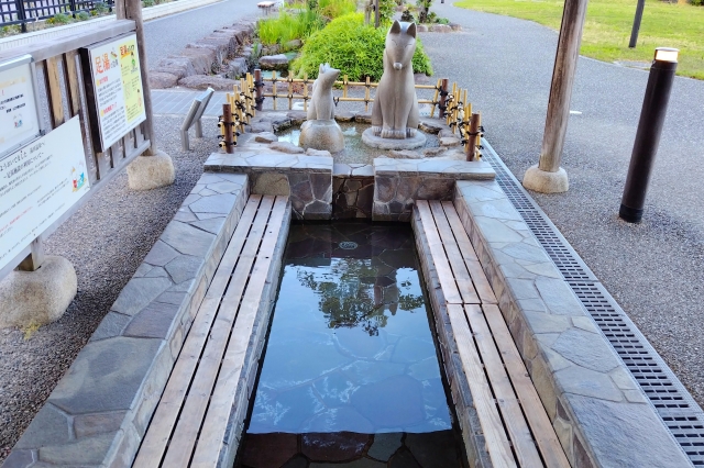 湯田温泉足湯