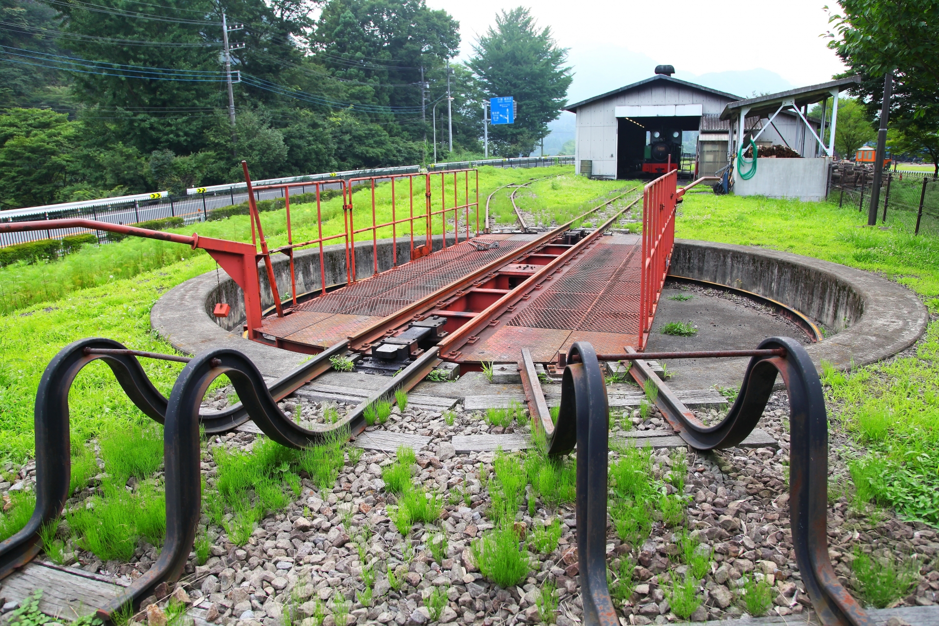 碓氷峠鉄道文化むら　転車台