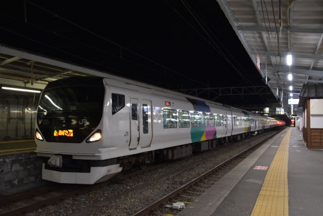 E257系あずさ号（松本駅）