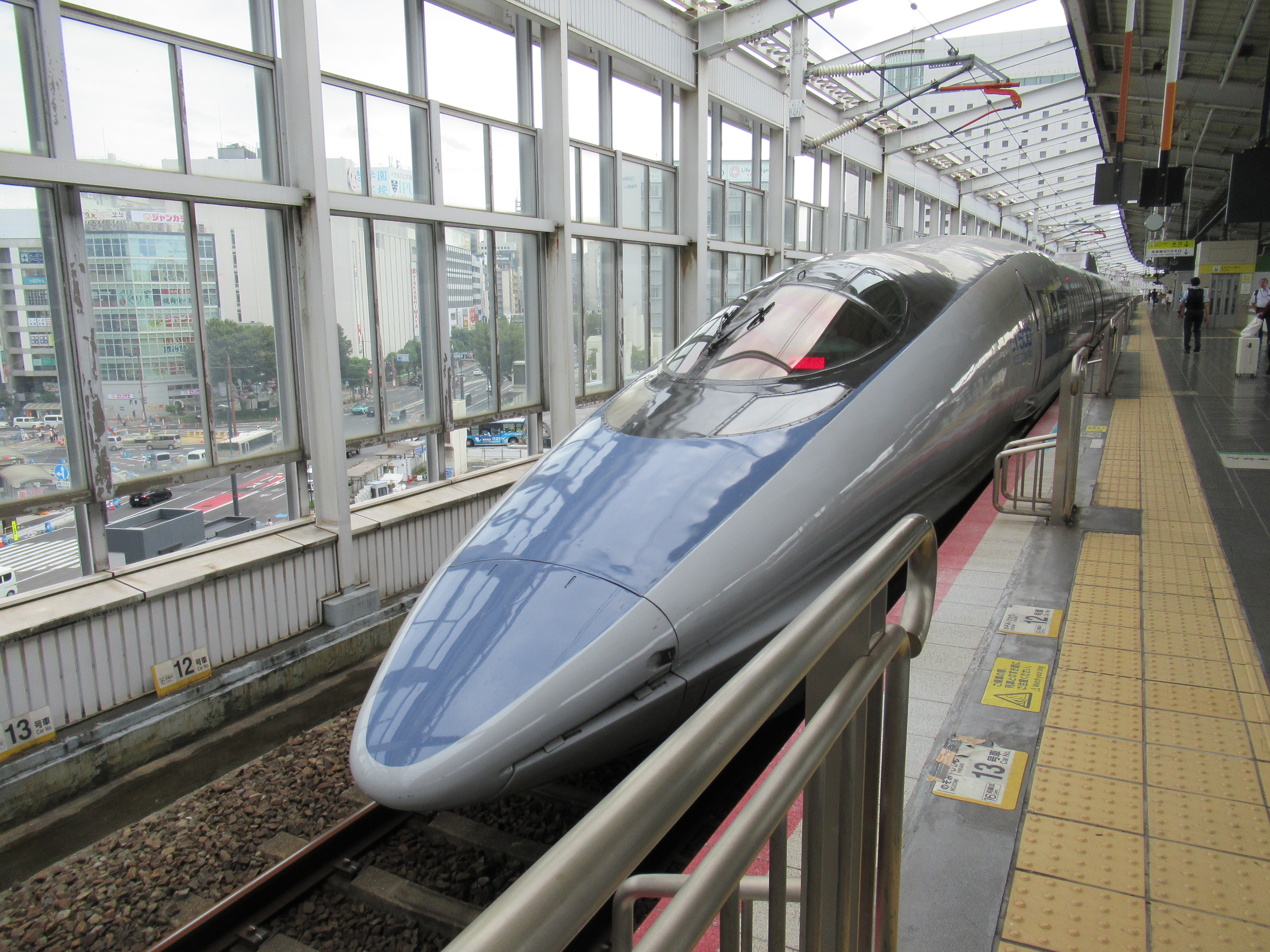 500系「こだま」　岡山駅