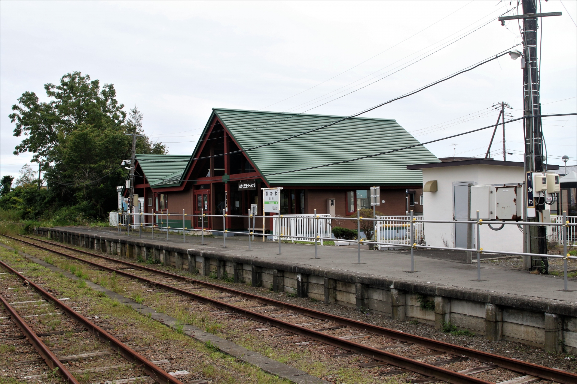 JR日高線・鵡川駅駅舎