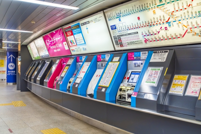 東急東横線と副都心線の渋谷駅の券売機