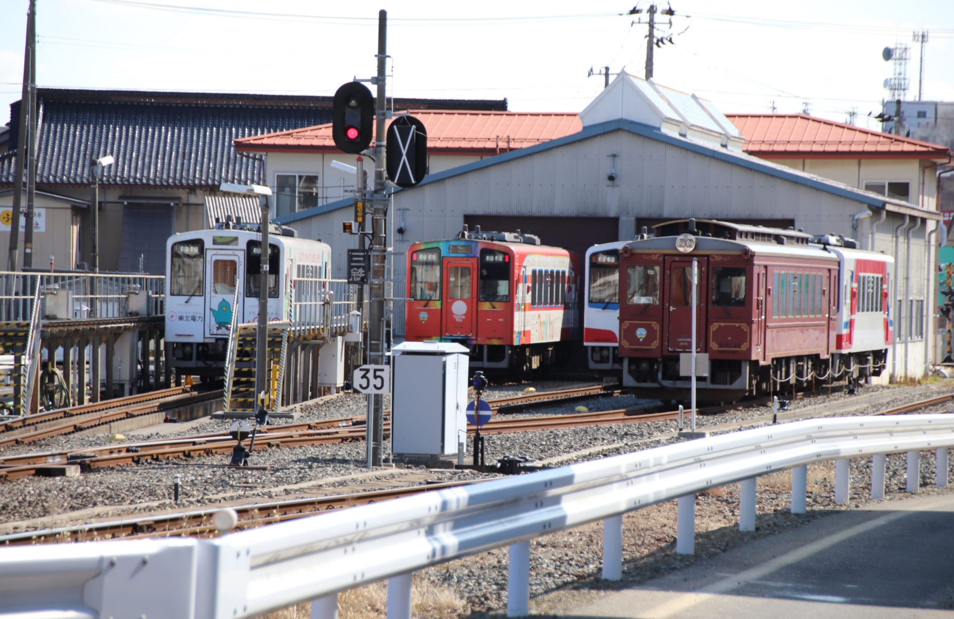 三陸鉄道盛駅（車庫）