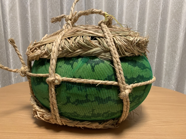 入善のジャンボ西瓜