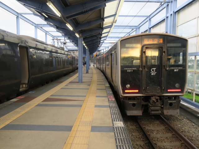 宮崎空港駅（ホーム）