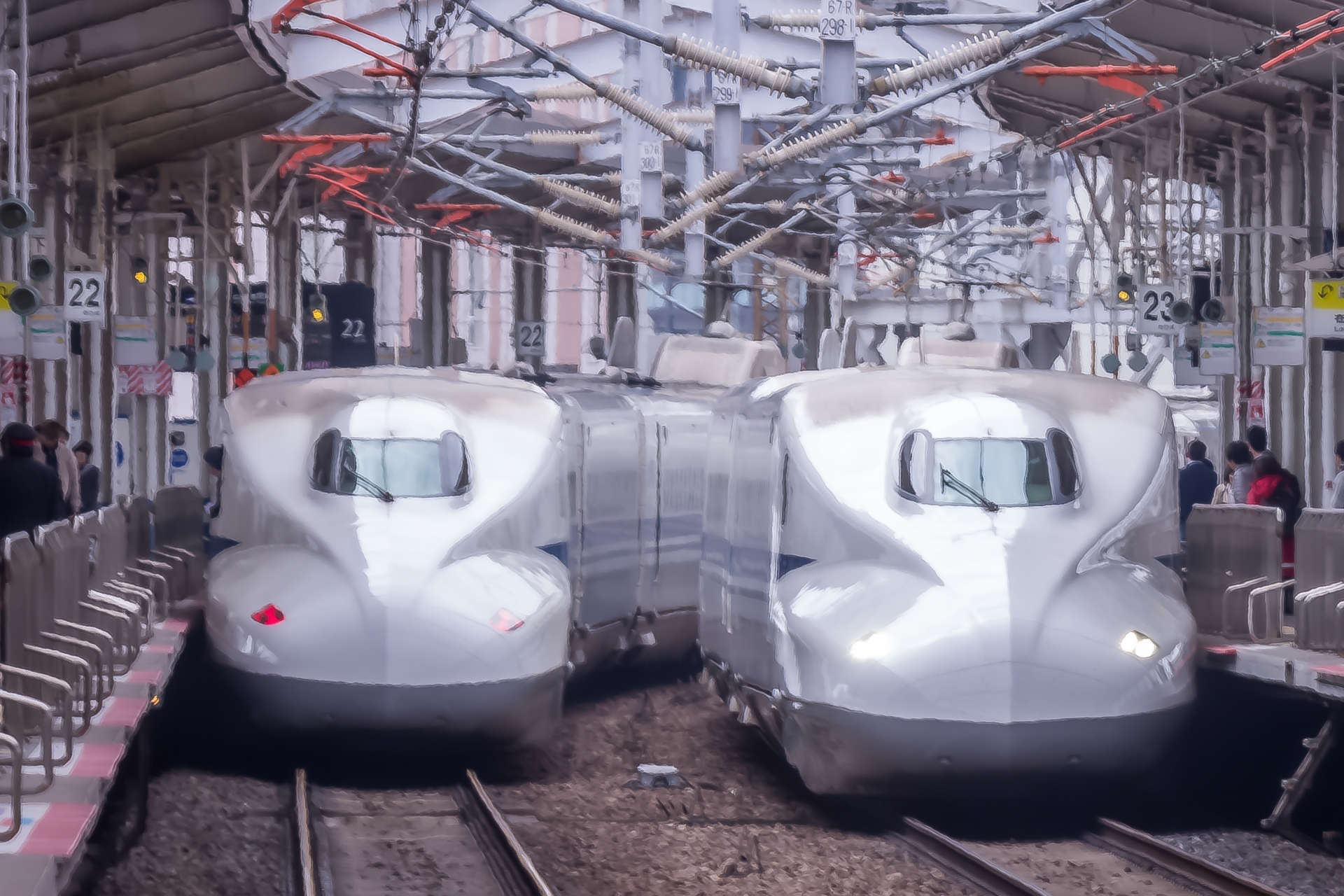 岡山駅　N700系