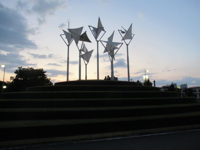 夕方の水島臨海鉄道（栄駅2）