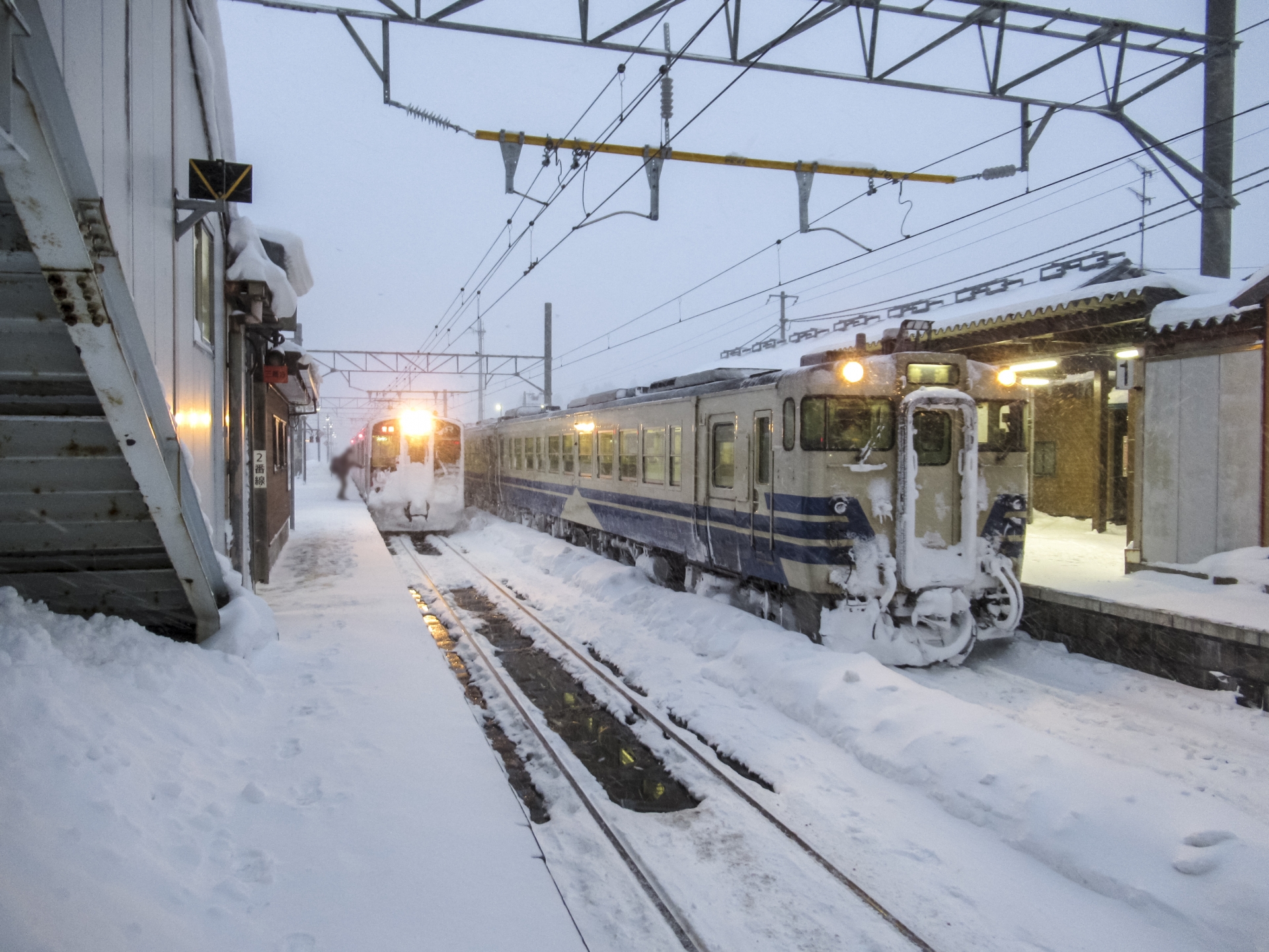 津軽線（蟹田駅）