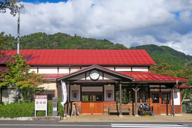 若瀬鉄道（若桜駅）