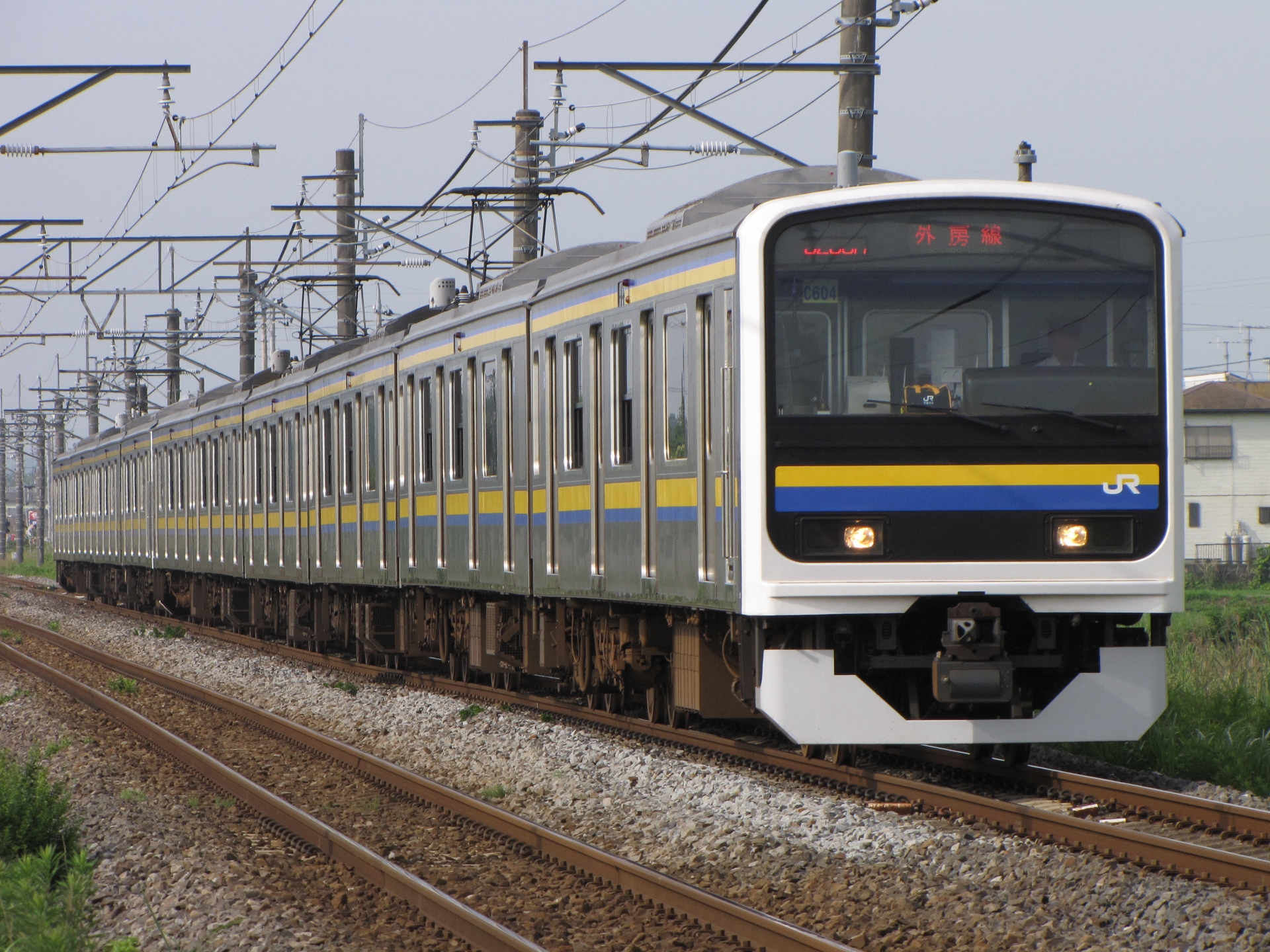 外房線で使用される209系