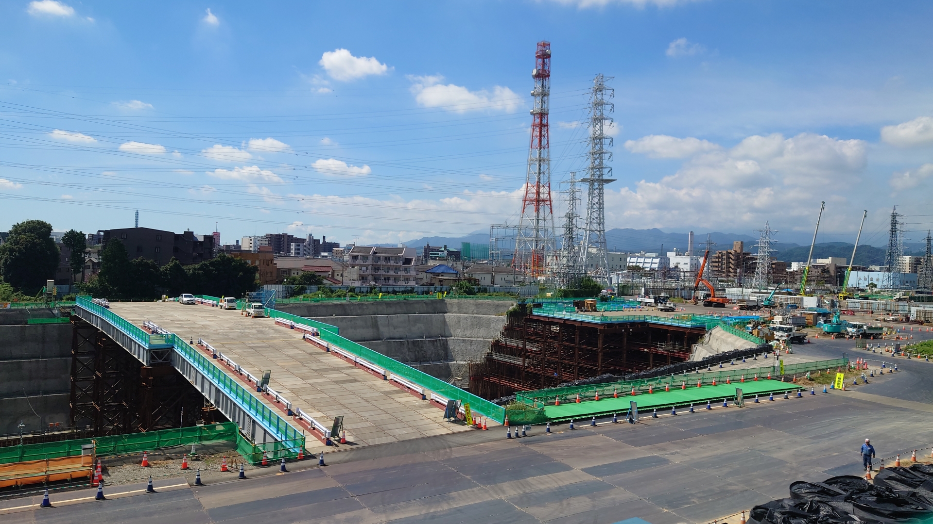 リニア中央新幹線 橋本駅周辺・工事現場