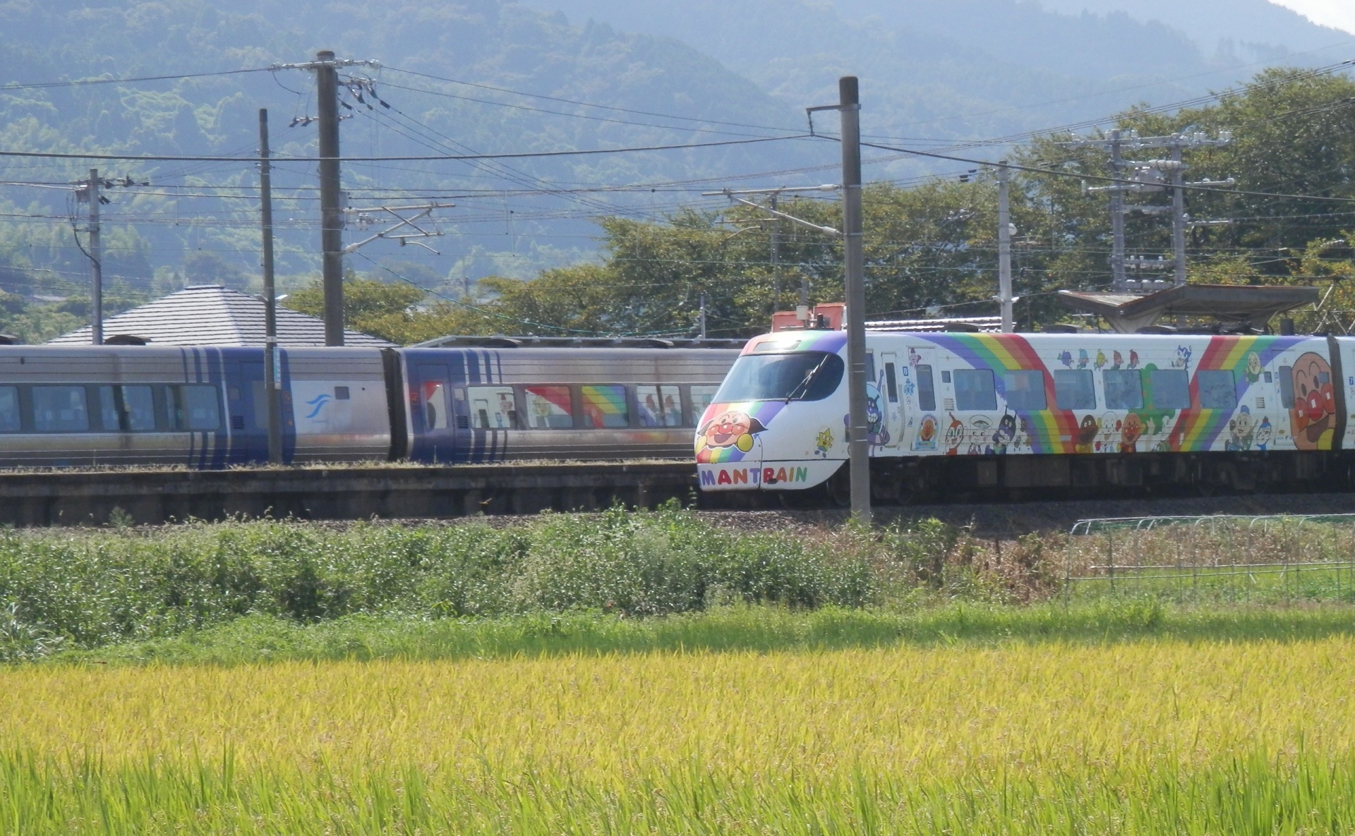 リニューアル前の8000系「アンパンマン列車」