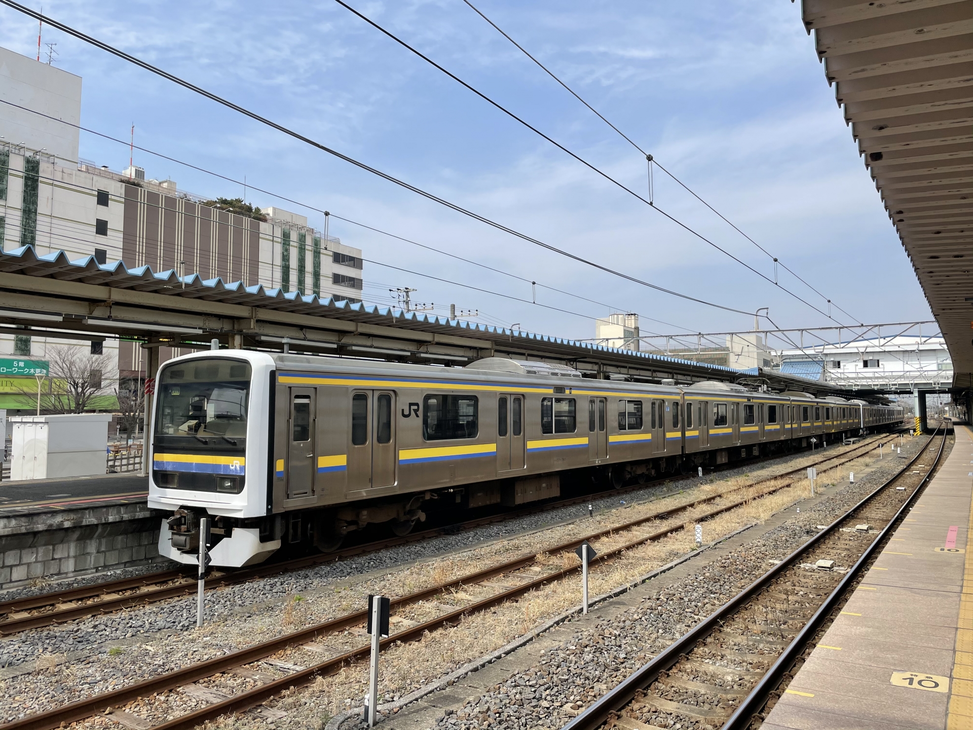 内房線木更津駅　209系