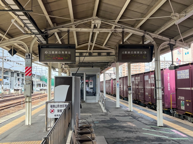 福島駅山形線　4番・5番のりば