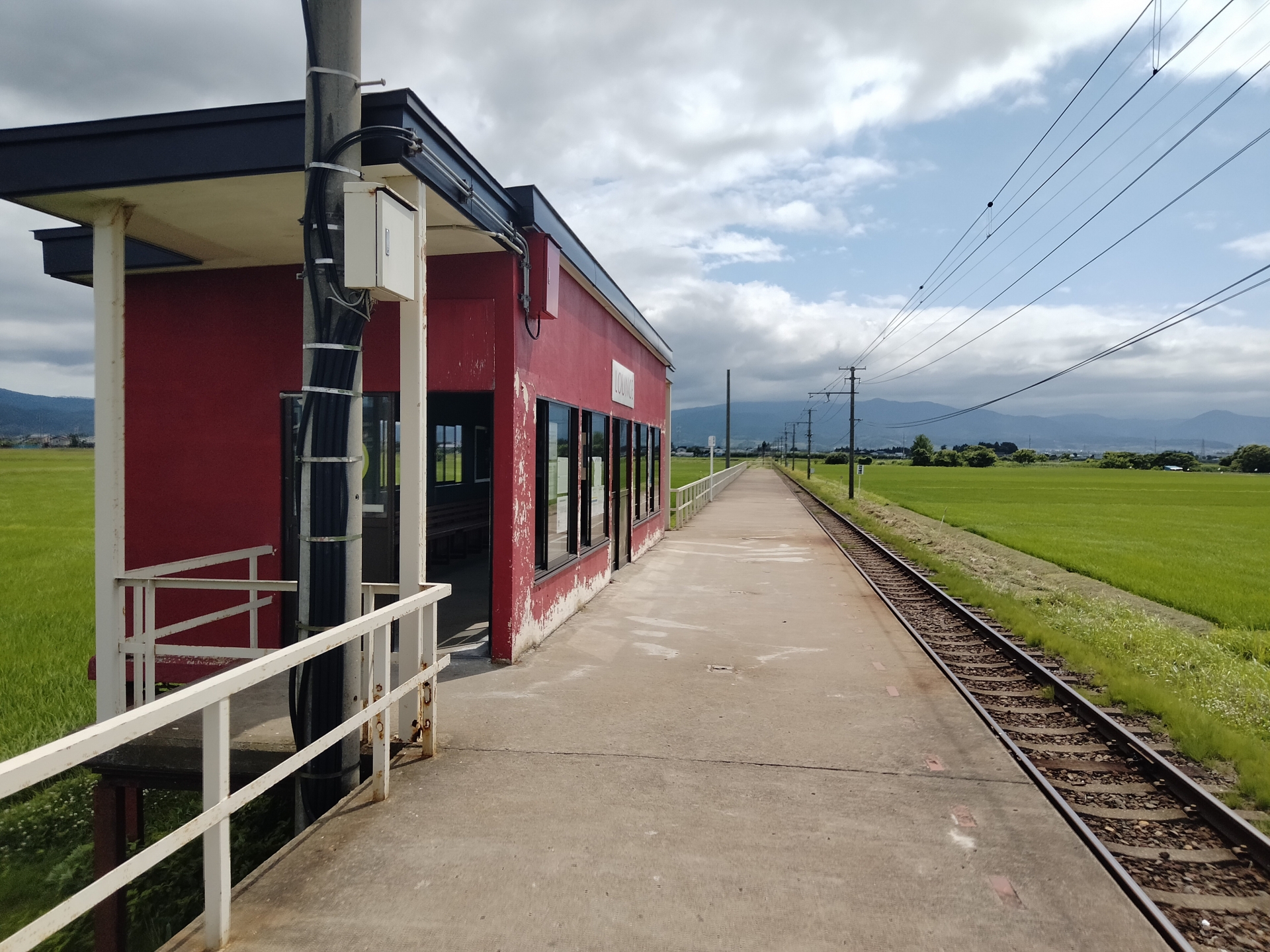 弘南鉄道弘南線柏農高校前駅